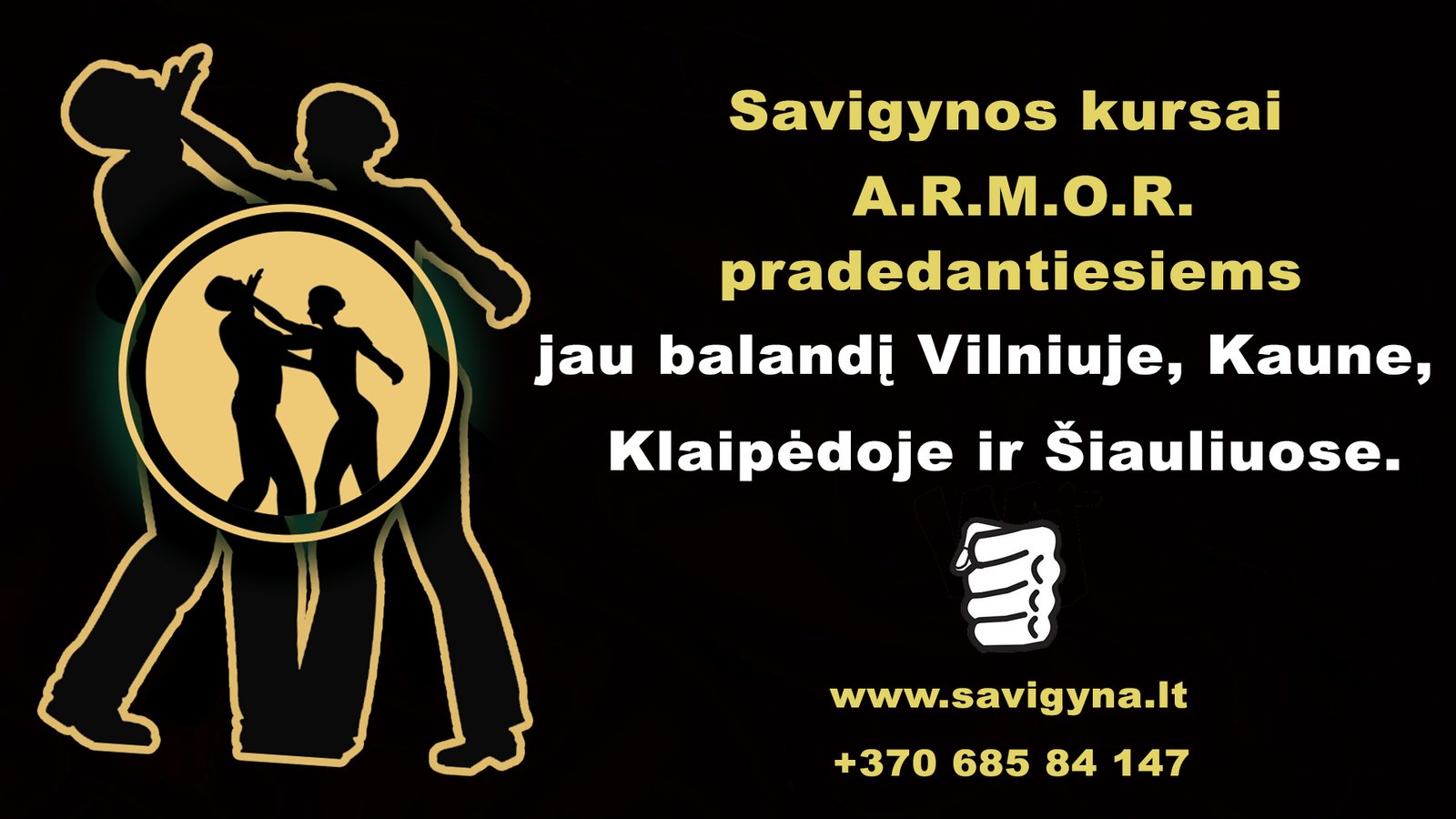 Kursai SAVIGYNA balandį